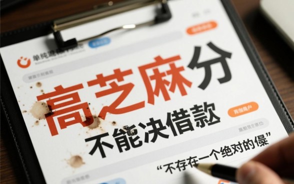 黑户芝麻分多少才最好借款呢