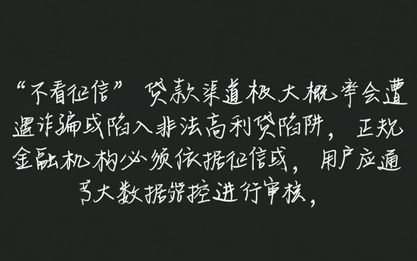 不看征信黑网贷平台在线申请