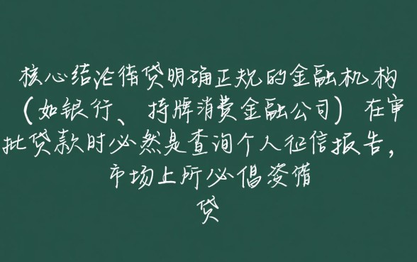 哪里可以借到不查征信的贷款