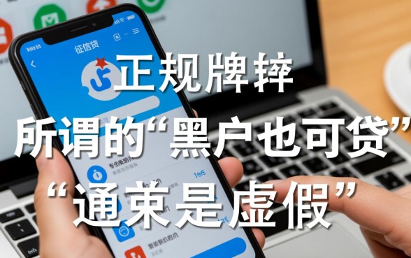 有哪个网贷黑户也可贷的软件