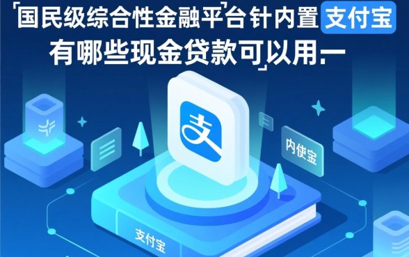 支付宝有哪些现金贷款可以用