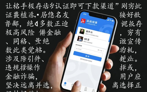 不用手机实名可以下款的口子