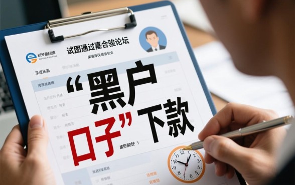 嘉合骏论坛的口子黑户能下吗