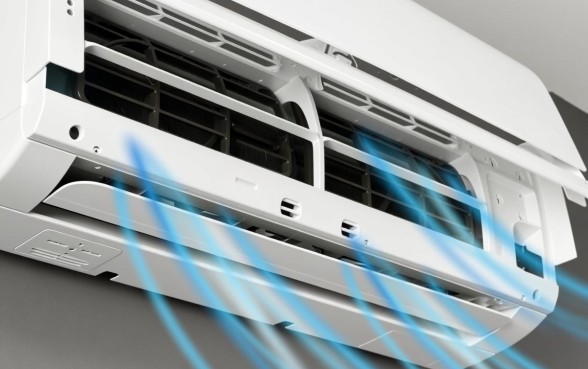 空调扇的口子为什么下面没风