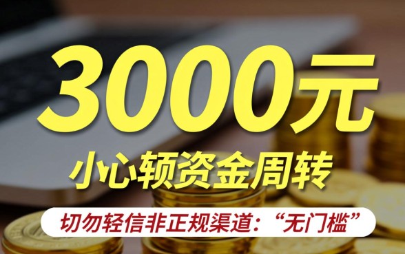 找一个能下3000块的口子