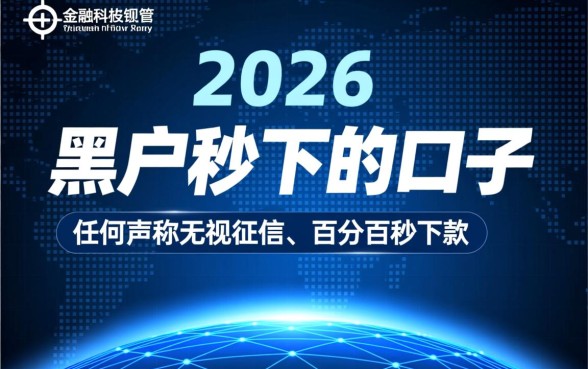 黑户秒下的口子有吗2026