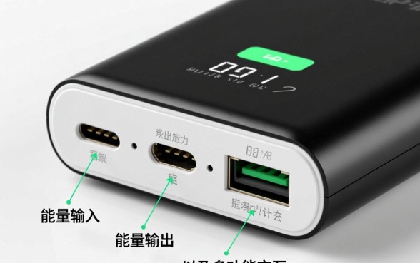 充电宝下面三个口子是干嘛的