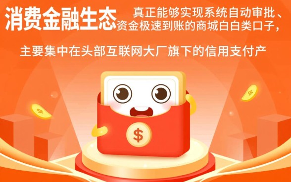 秒下的商城白条类口子有哪些