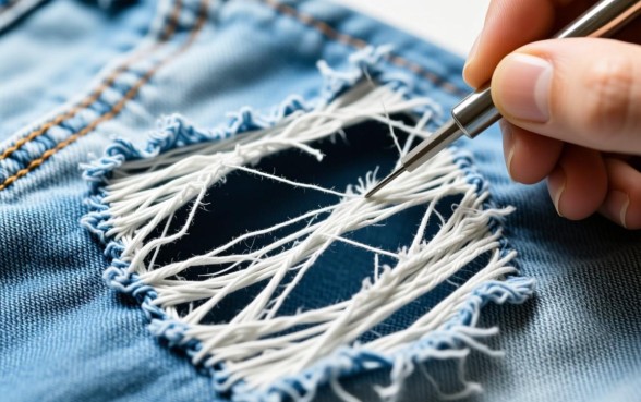 衣服上的一些口子怎么弄下来