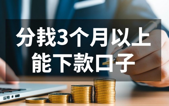分期3个月以上能下款的口子有哪些