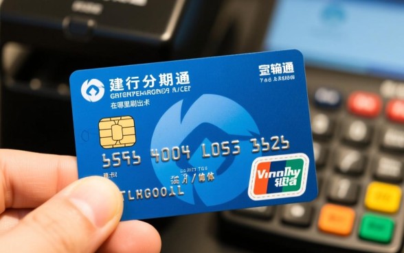 建行分期通的卡在哪里刷出来
