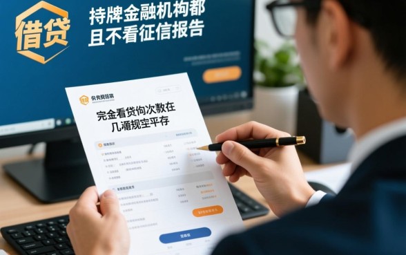 不看查询不看征信的贷款平台