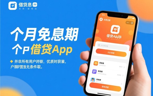 能借钱的app一个月没利息吗