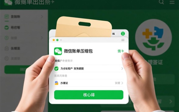 微信流水账单怎么导出解压码