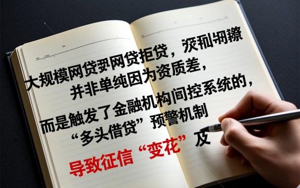 一天申请了几十个网贷都被拒