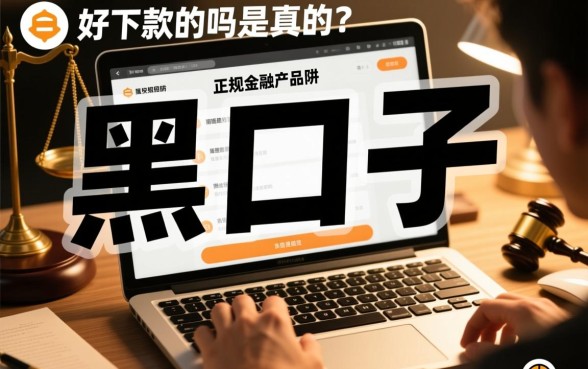 2026容易下款的黑口子靠谱吗