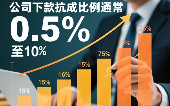 金融公司下款提成比例是多少