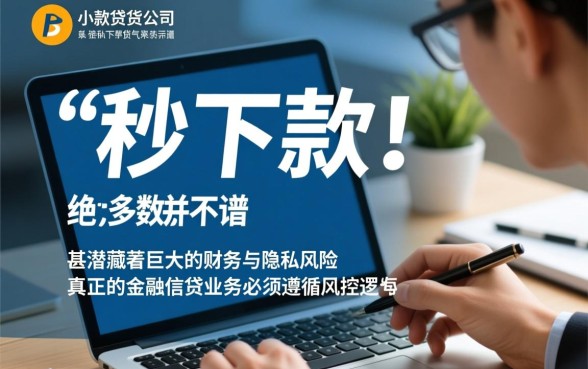 秒下款的小额贷款公司靠谱吗