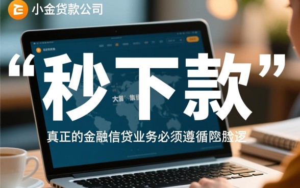 秒下款的小额贷款公司靠谱吗