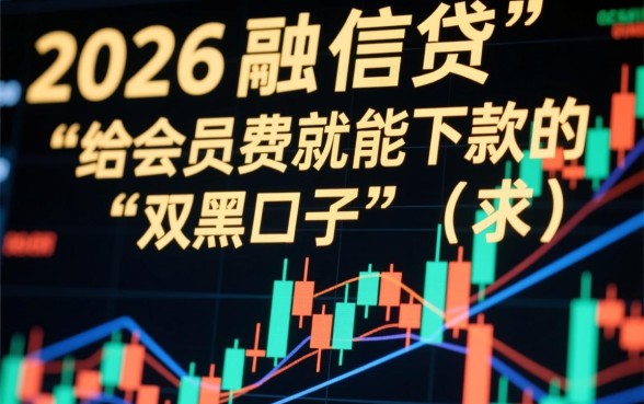 给会员费就能下款的黑口子是真的吗