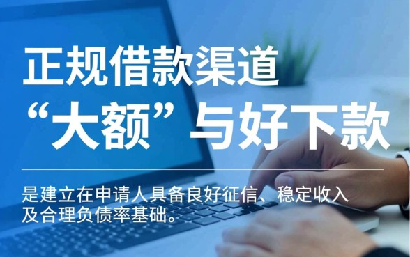 现在有没有大额好下款的口子