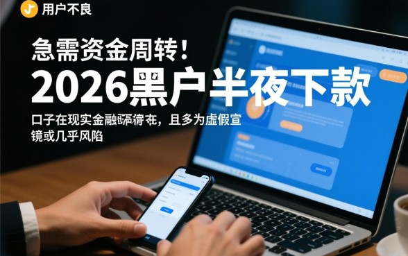 2026黑户半夜下款的口子有哪些