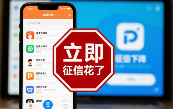 按借款app征信花了怎么办