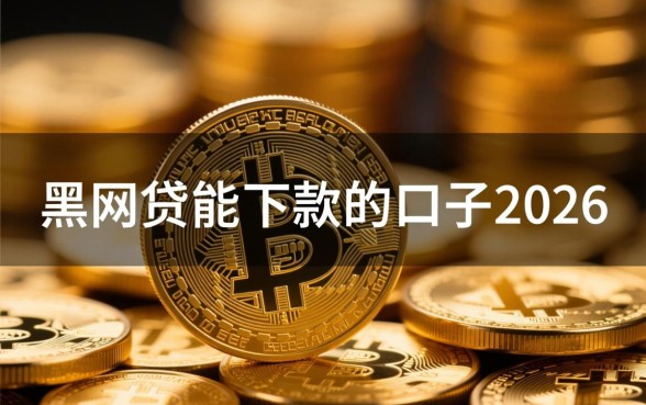 黑网贷能下款的口子2026有哪些