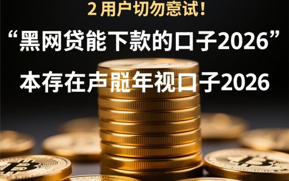 黑网贷能下款的口子2026有哪些