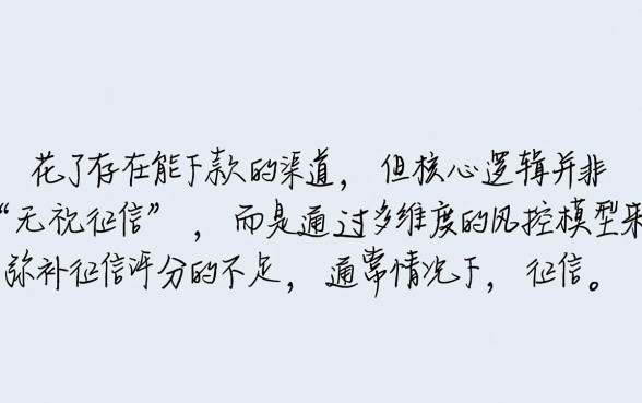 有没有征信花了能下款的口子