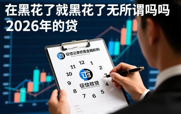 征信黑花了就黑花了无所谓吗