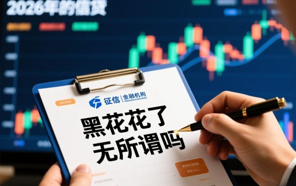 征信黑花了就黑花了无所谓吗