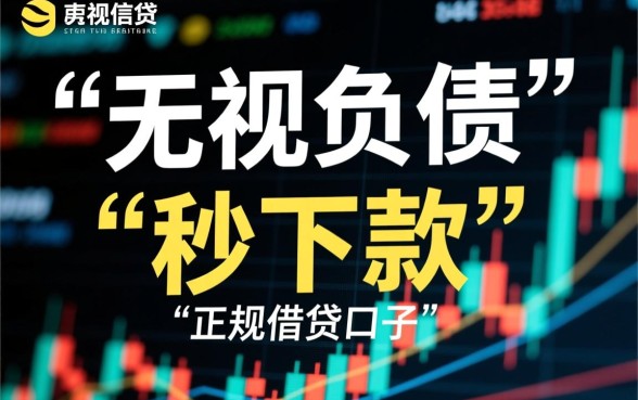 有没有无视负债秒下款的口子