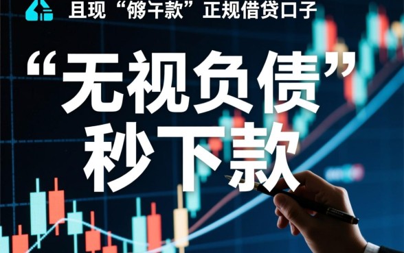 有没有无视负债秒下款的口子