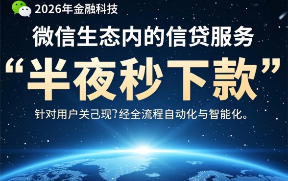 微信半夜秒下款的口子在哪里