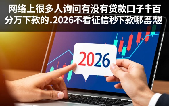 2026不看征信秒下款哪里借