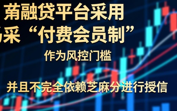 买会员下款的口子不要芝麻分