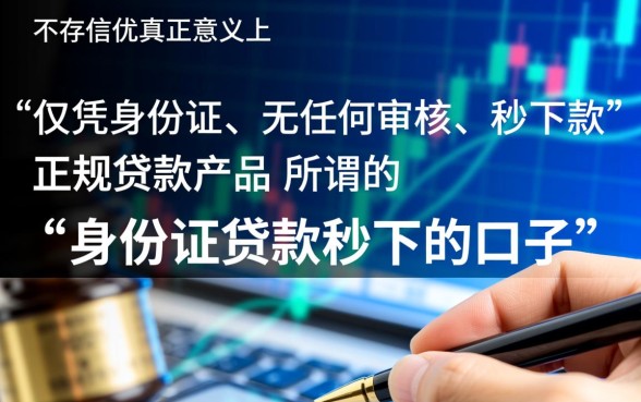 身份证贷款秒下的口子有哪些