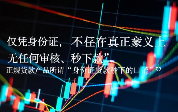 身份证贷款秒下的口子有哪些