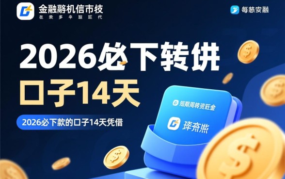 2026年14天必下款口子怎么申请