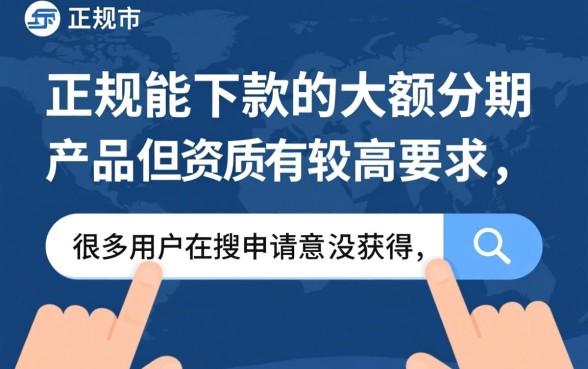 2026容易下款的大额分期有哪些