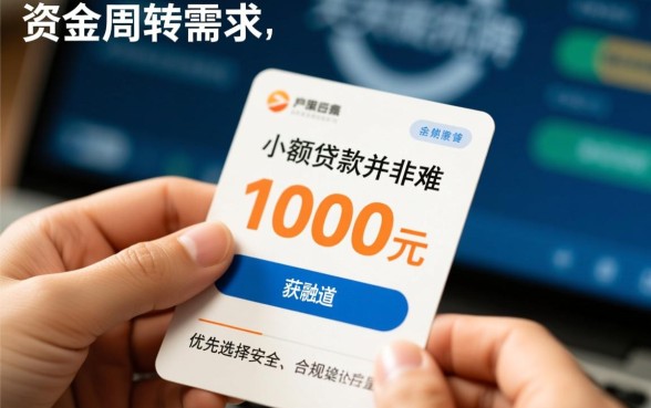 今日下款1000的小钱口子有哪些