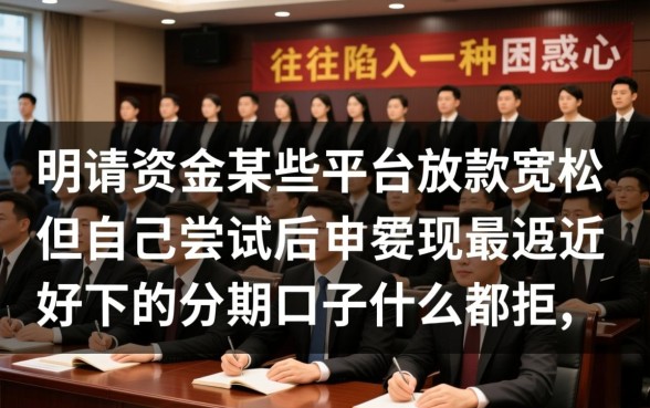 最近好下的分期口子什么都拒