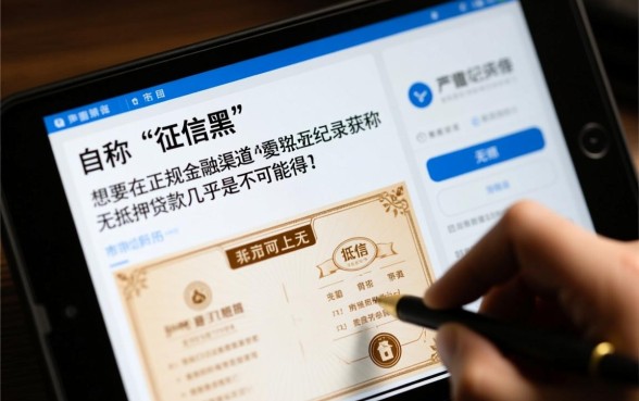 征信黑有没有什么能下的口子