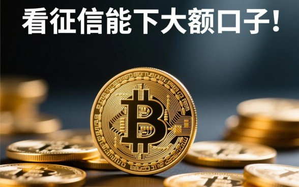 有不看征信能下大额的口子吗