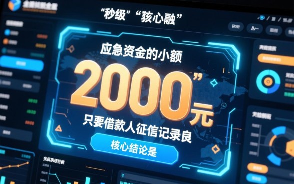 2026秒下2000的口子怎么申请