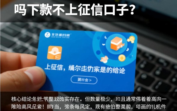 好下款的不上征信的口子有吗