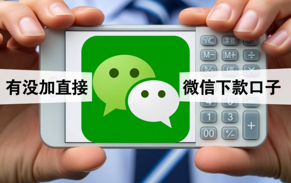 有没有直接加微信下款的口子