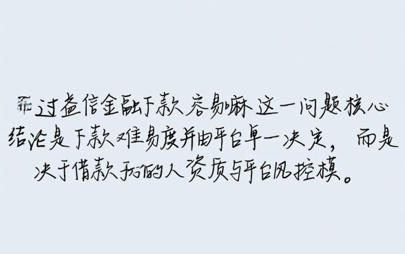谁用过中益信金融下款容易嘛