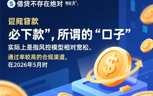 2026年5月必下款的口子是真的吗